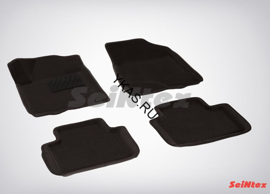 Коврики  Nissan Teana II  2008-2014г.  /компл.4шт./осн.резин./ 3D