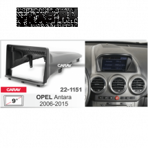 Переходная рамка CarAv 22-1151 9' OPEL Antara 2006-2015 (верхняя панель вместо экрана)  предзаказ