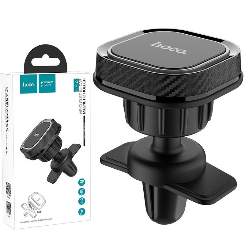 Держатель телефона HOCO  магнитный  Черный CA52