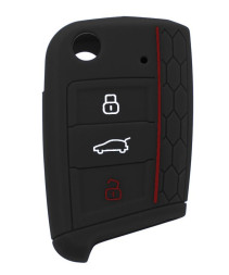 Чехол силиконовый для ключа зажигания VW (три кнопки) №5