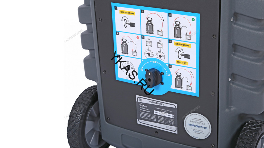 Пусковое мобильное устройство (джамп-стартер) NORDBERG WSA40