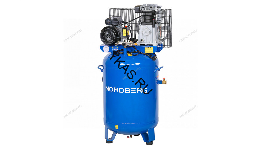 Вертикальный поршневой ременной компрессор NORDBERG NCEV150/480