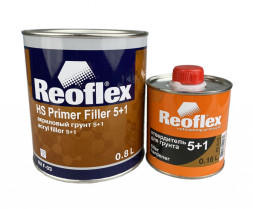 Грунт Reoflex HS Premium Filles 4+1 0,8л.+0,2л. отвердитель, серый