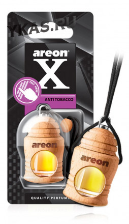 Осв.возд. Areon FRESCO  X-VERSION &quot;бутылочка в дереве&quot; Anti Tobacco