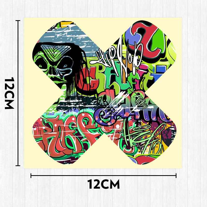 Наклейка "Лейкопластырь"   (12*12см)  №5