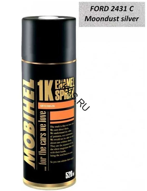 Mobihel  Эмаль базовая металлик Ford Moondust Silver (520мл)