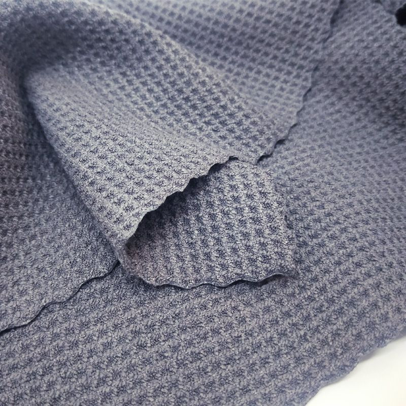 Полотенце вафельное №3 400гр.м для протирки стекол 40х40см (без шва) серый