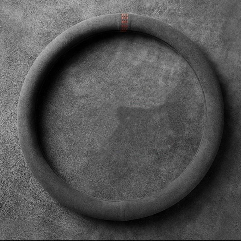 Оплетка на руль   Carlife  "AlcantaraFlow" М,  алькантара, нулевая отметка красная