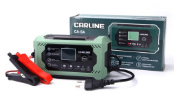 Зарядное устр-во  "CARLINE"  CA -5A  12V/IP65/ до 120Ач/ для всех типов АКБ ( GEL, AGM,  WET, MF)