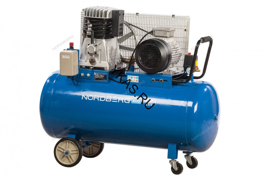 Компрессор поршневой с ременным приводом NORDBERG NCE200/520