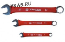 King Tul. Ключ комбинированный  24 мм. в прорезиненной оплетке