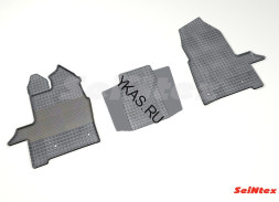 Коврики резиновые Ford Tourneo Custom с 2017г- СЕТКА