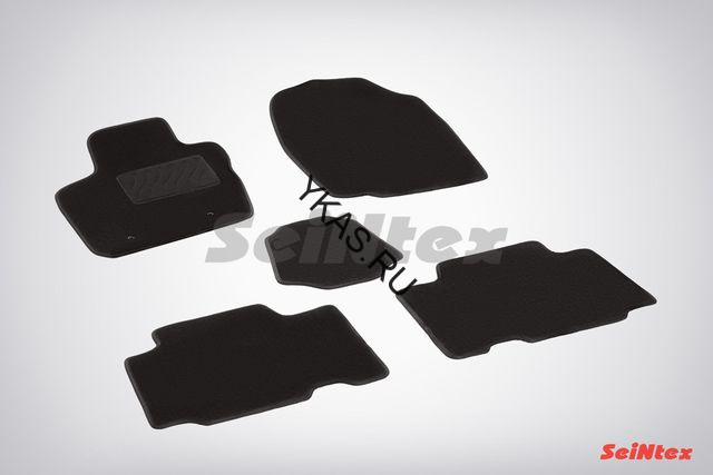 Коврики текстильн. Toyota RAV 4 II 2000-2006г.  /компл.5шт./осн.резин./ LUX