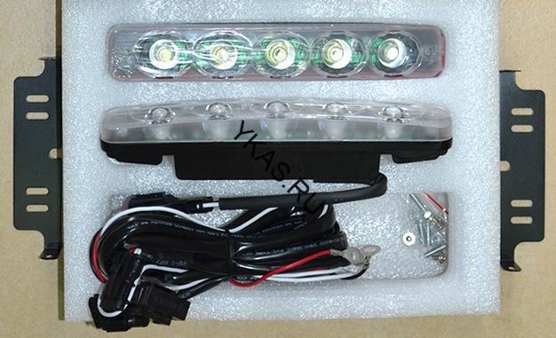 Фары доп/дневн. света  EL 100 250  1W*5LED, 190*30*45мм