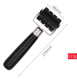 Валик для шумоизоляции  48мм  (длина 17см) ребристая