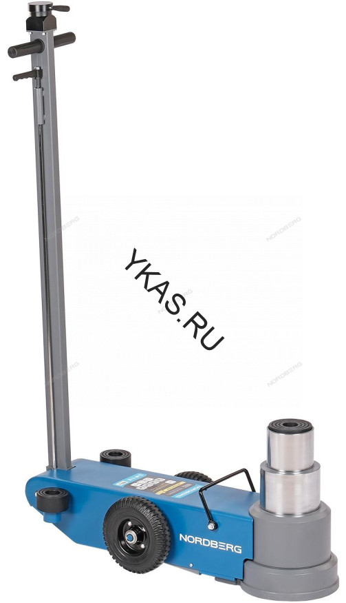 Домкрат подкатной пневмогидравлический двухштоковый NORDBERG N802