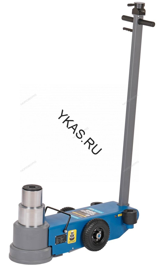 Домкрат подкатной пневмогидравлический двухштоковый NORDBERG N802