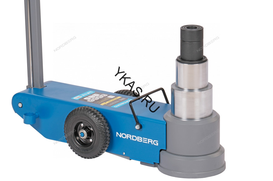 Домкрат подкатной пневмогидравлический двухштоковый NORDBERG N802