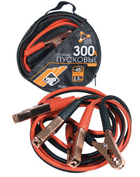 Провода пусковые  300А  "Nova Bright"  2,5м  морозостойкие, в сумке
