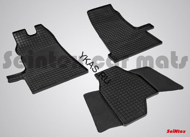 Коврики резиновые   Ford Transit 2006-2014г. передн. СЕТКА