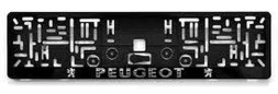 Рамка номера пластик PEUGEOT (книжка)