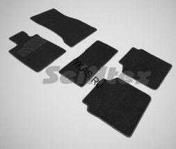 Коврики текстильн. BMW 7 G12 2015г- /компл.5шт./осн.резин./ LUX