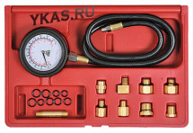 Манометр для измерения давления масла, 0-7 бар, комплект адаптеров _37820