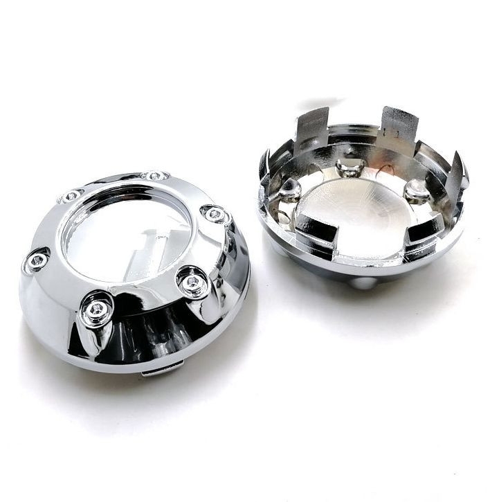 Заглушка (колпачок) на литой диск D68, наружн. d=62мм, хром