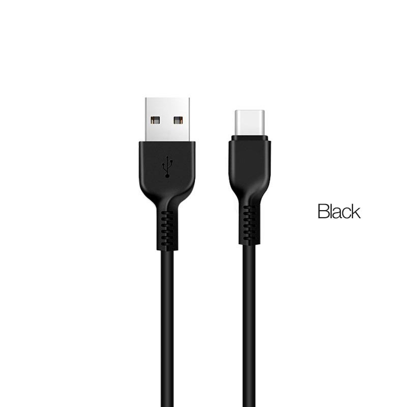Кабель HOCO  USB - Type-C  (1м)  черный X20