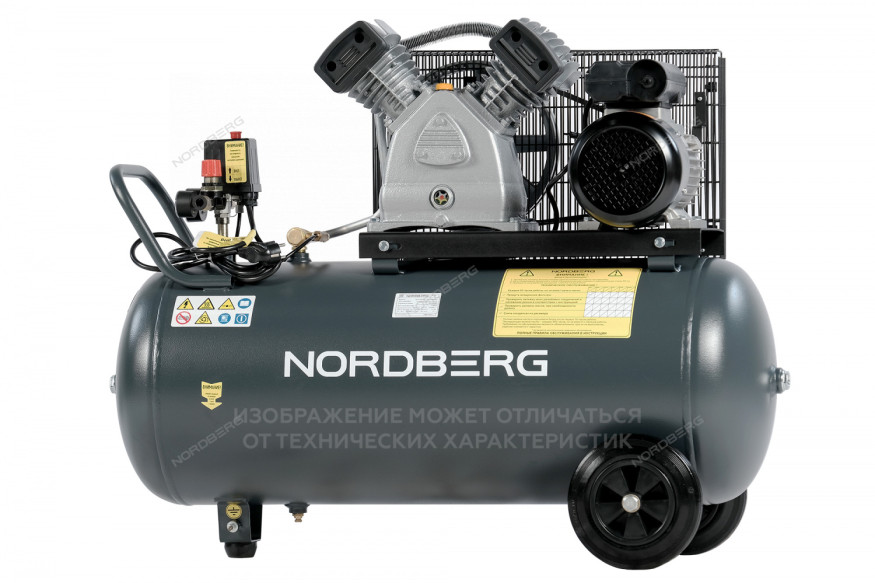 Поршневой ременной компрессор NORDBERG NCP100/500