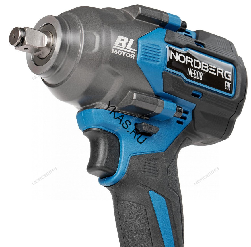 Аккумуляторный гайковерт NORDBERG NE808K (1/2", 21В, 1200Нм)