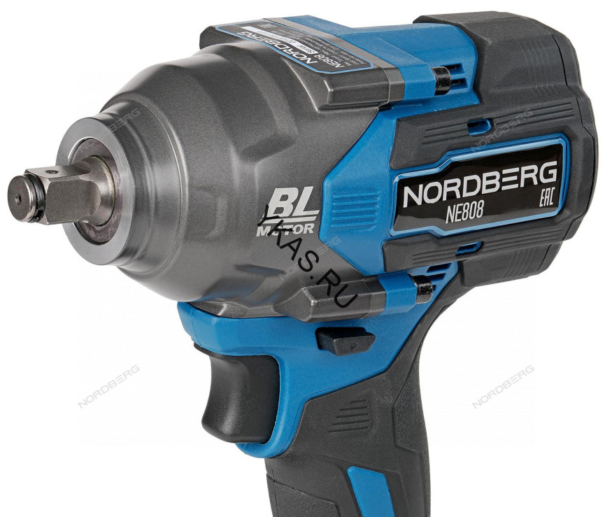 Аккумуляторный гайковерт NORDBERG NE808K (1/2", 21В, 1200Нм)