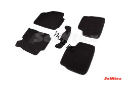 Коврики Opel Astra H 2004-2015г. /компл.5шт./осн.резин./ 3D