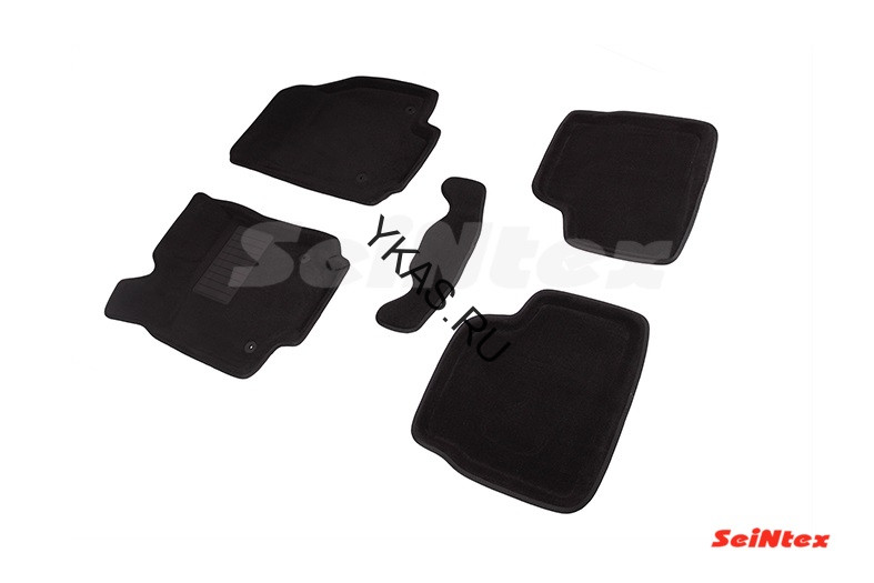 Коврики  Opel Astra H 2004-2015г. /компл.5шт./осн.резин./ 3D