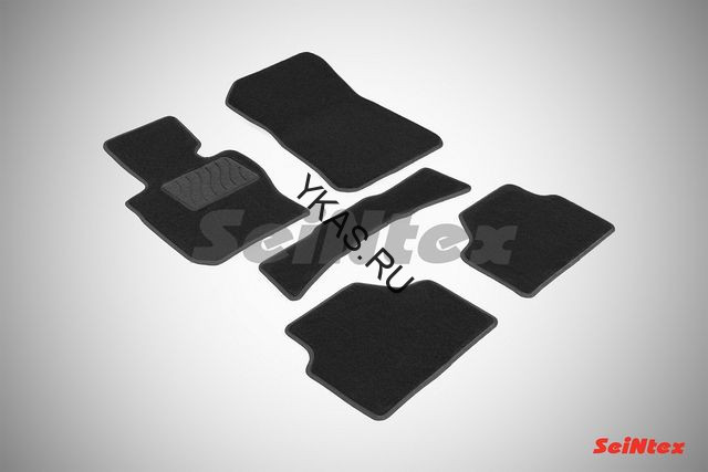 Коврики текстильн. BMW X1  E84 2009-2015г.  /компл.5шт./осн.резин./  LUX