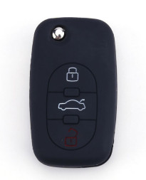 Чехол силиконовый для ключа зажигания  AUDI (три кнопки) №1