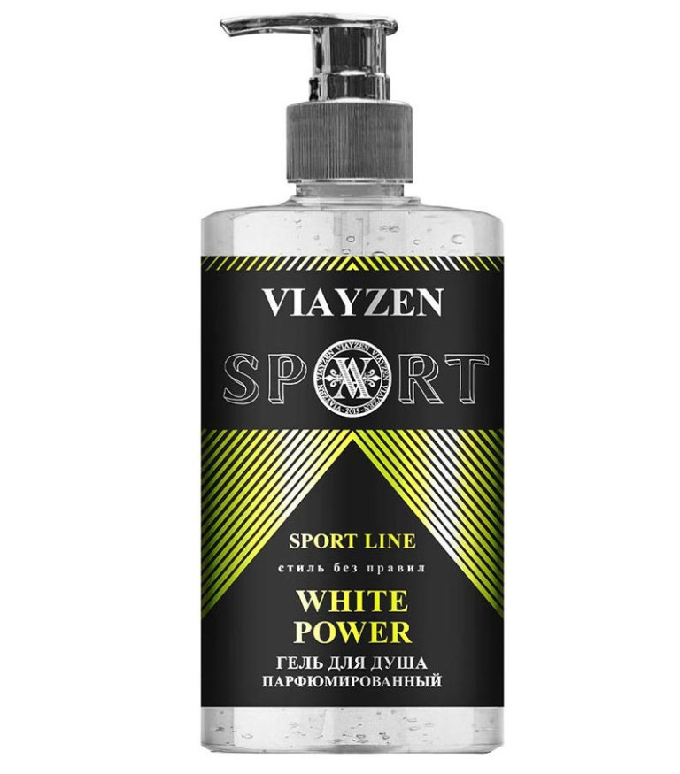 VIAYZEN Гель для душа парфюмированный, унисекс  460мл.  White power