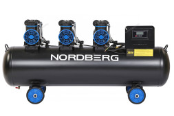 Компрессор поршневой безмасляный NORDBERG NCEO170/750 (380В, 170 л, 750 л/мин)