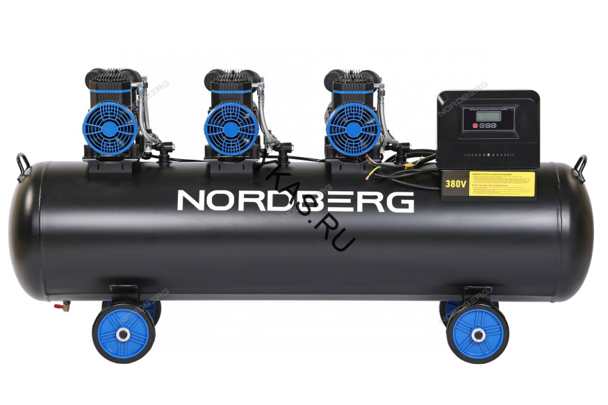 Компрессор поршневой безмасляный NORDBERG NCEO170/750 (380В, 170 л, 750 л/мин)