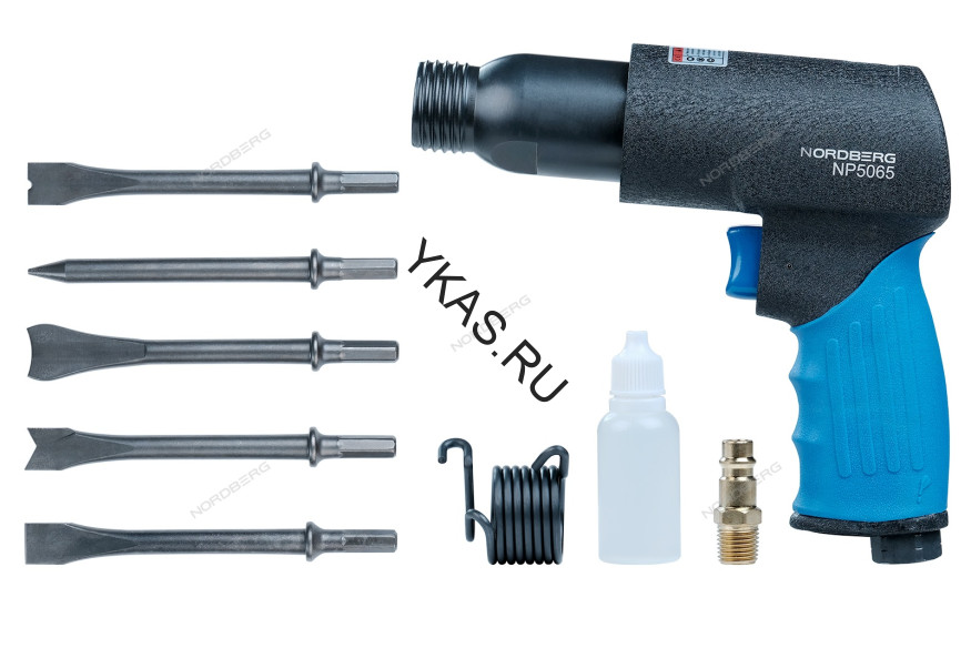 Пневматическое зубило NORDBERG NP5065 с комплектом насадок