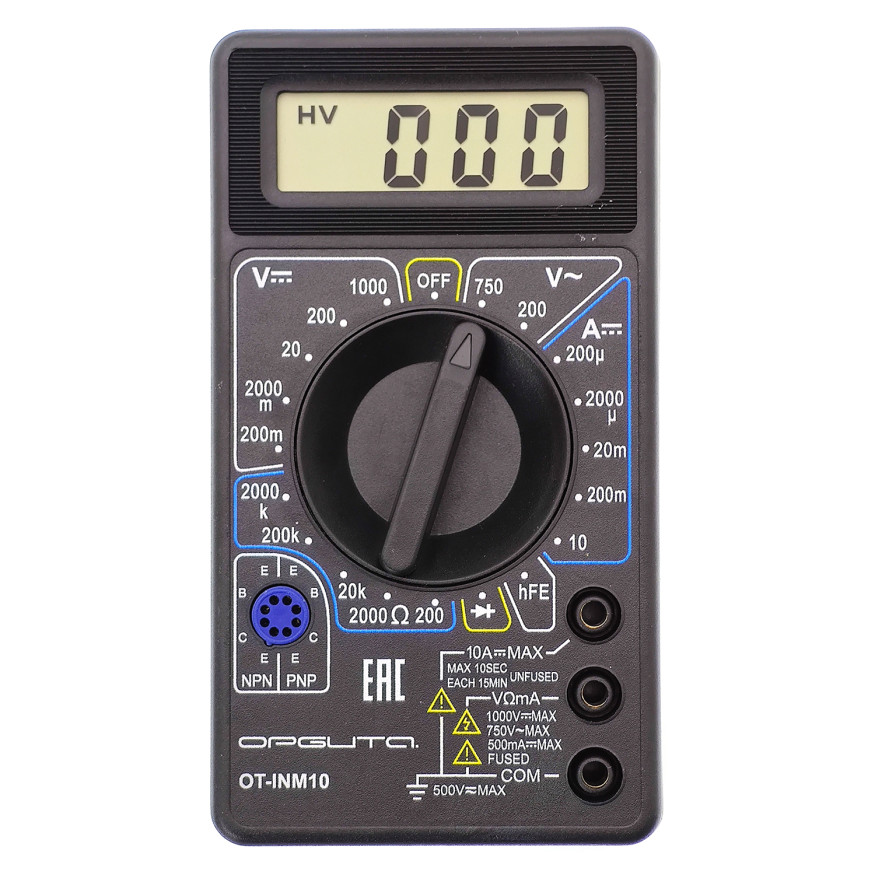 Мультиметр цифровой Орбита OT-INM10 тестер
