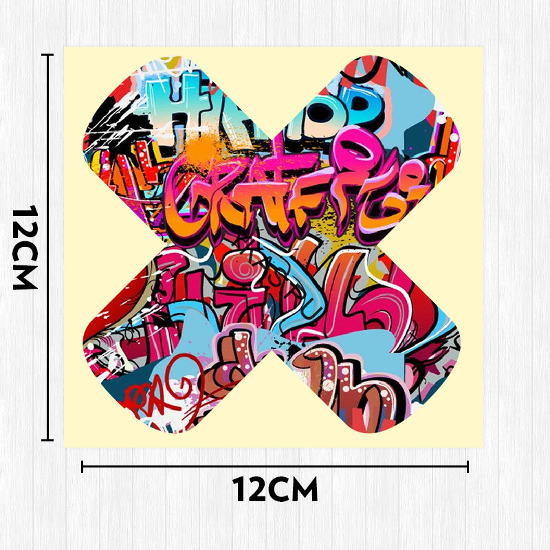 Наклейка "Лейкопластырь"   (12*12см)  №9