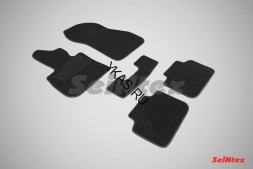 Коврики текстильн. BMW X1 F48 c 2015г- /компл.5шт./осн.резин./ LUX
