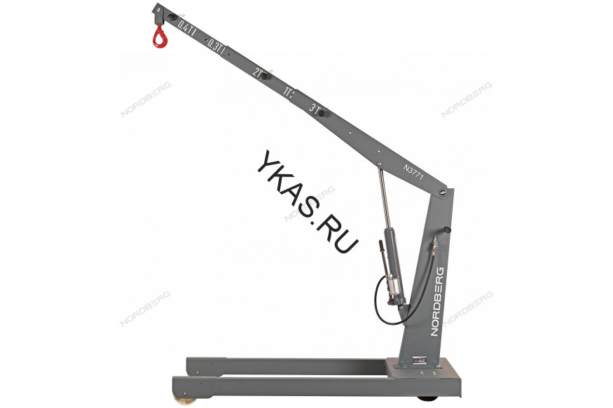 Усиленный пневмогидравлический кран NORDBERG N3771 для грузовой техники