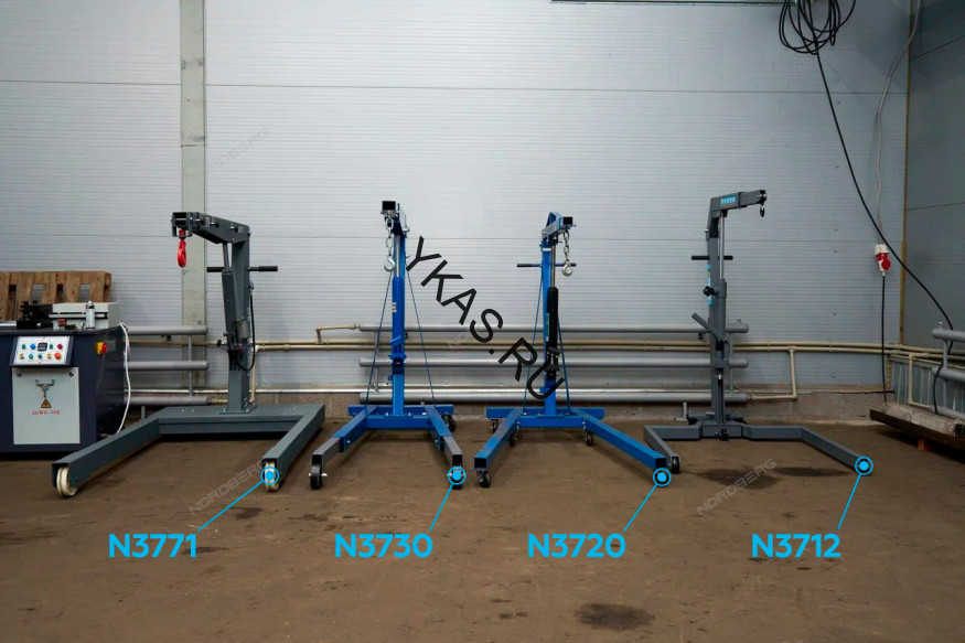 Усиленный пневмогидравлический кран NORDBERG N3771 для грузовой техники