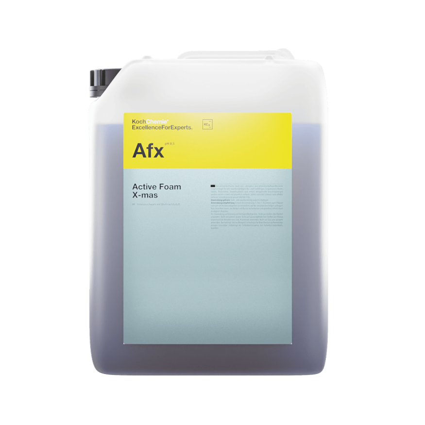 Active Foam X-mas - Высококонцентрированная пена с интенсивным ароматом X-mas для мойки автомобиля на портальных, туннельных, ручных мойках и мойках самообслуживания. Кислотность (pH) 8,5 (10 кг) 293010