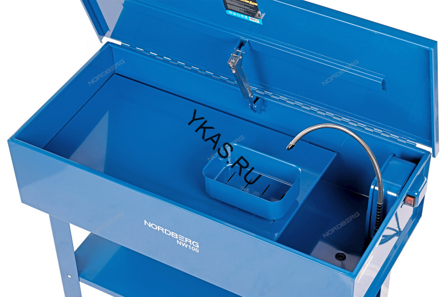 Установка для мойки деталей NORDBERG NW100 с электрическим насосом (150 л) 