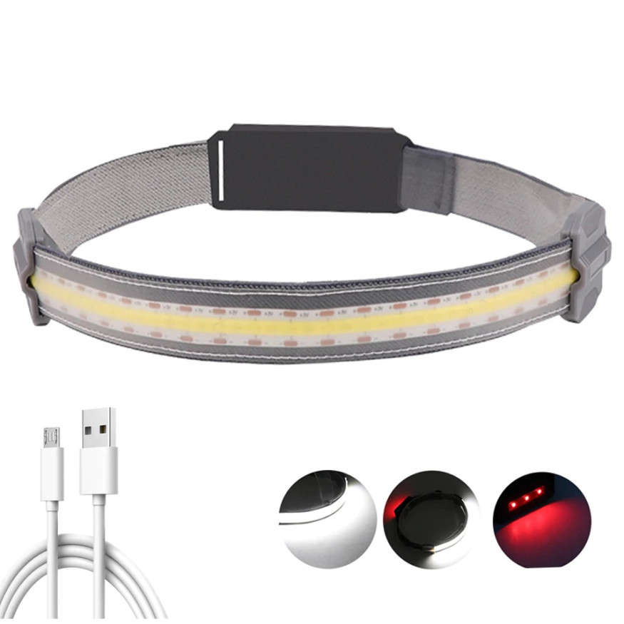 Фонарик  диодный  налобный  Патриот PT-FLG37 лента  (аккум.)