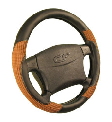Оплетка на руль CF CORD - М, Чёрный/Коричневый