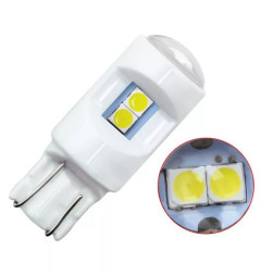 SOLAR Свет-од 12V T10 6 SMD 3030 W5W W2.1x9.5d белый